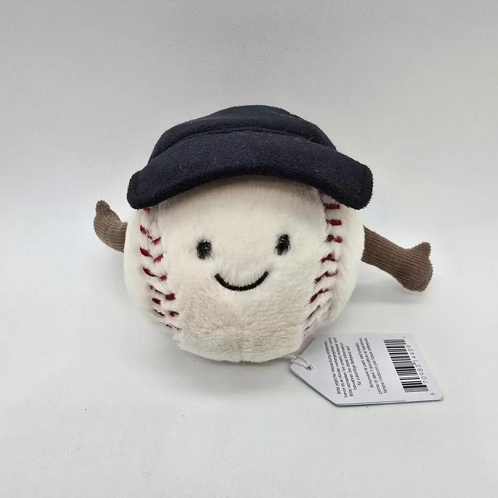 Jellycat Amusables Plush Baseball With Cap